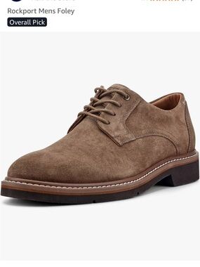 Men’s Rockport Foley Dark Taupe Suede